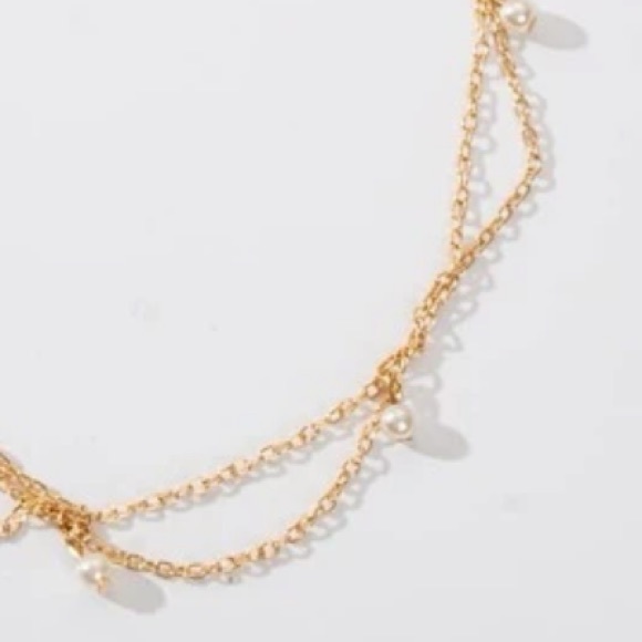 Faux Pearl Decor Chain Hair Band - Picture 2 of 12